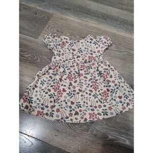 Carters Child of Mine Floral Corduroy Dress Baby Girls 6-9 Months Button Back #8